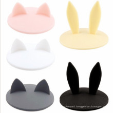 Wholesale Eco-Friendly Creative Silicone Cute Cup Lid Promotional Gift